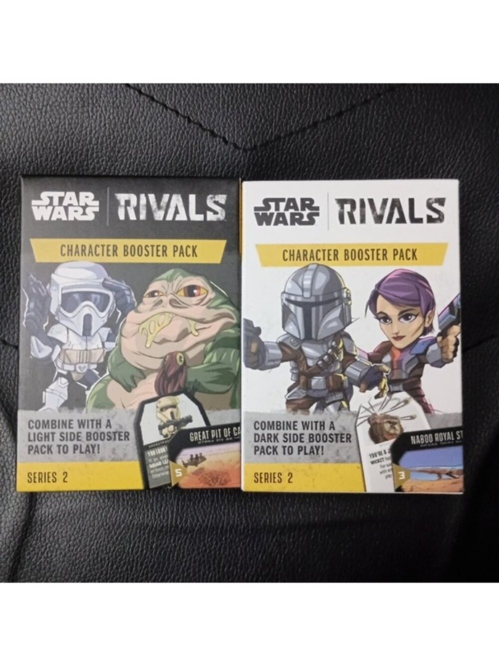(2 PACKS) STAR WARS RIVALS - BOOSTER PACK - Light AND Dark Sets - Games - Funko